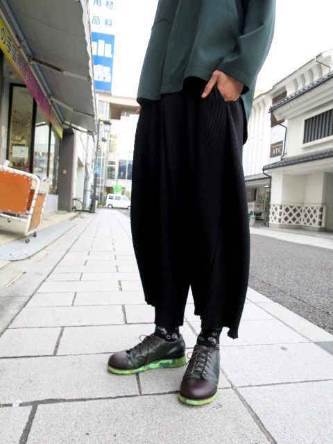 ka na ta 45 pants 袴パンツ グリーン ecou.jp